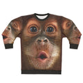 Hyper Realistic Baby Orangutan Monkey Sweatshirt
