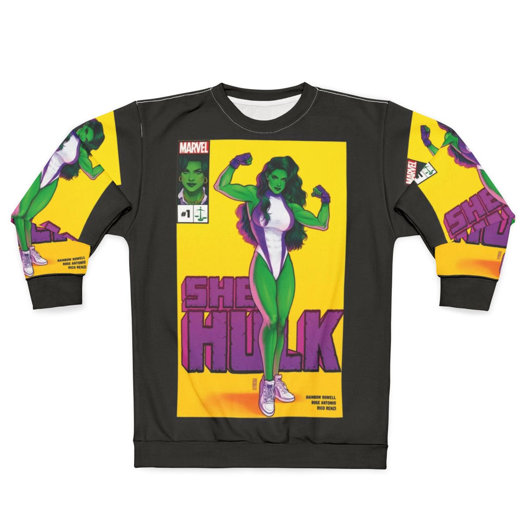Big Green Hero Superhero Sweatshirt