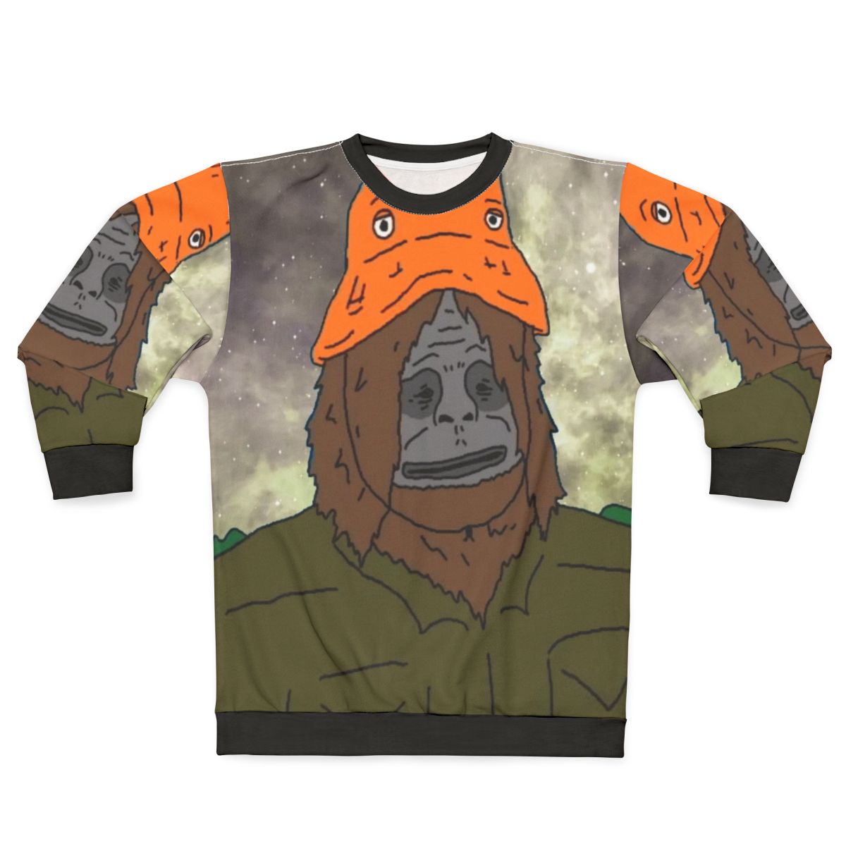 Trippy Sasquatch Sweatshirt from The Big Lez Show