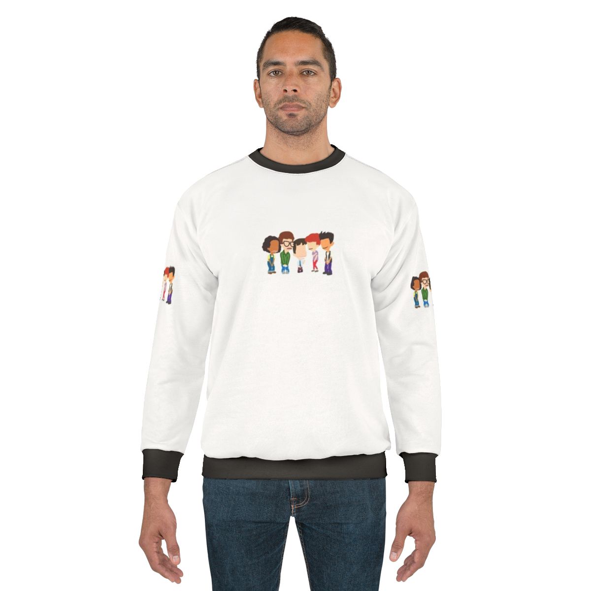 Big Mouth Characters Outline Netflix Sweatshirt