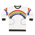 Colorful Big Mouth Netflix Sweatshirt with Rainbow and Cloud Design