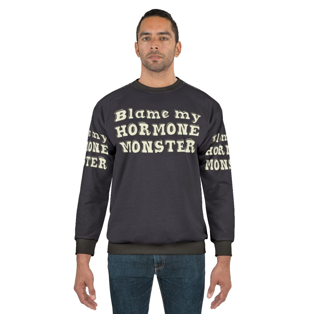 Big Mouth Hormone Monster Sweatshirt featuring the iconic character from the Netflix series