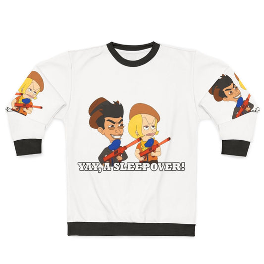 Big Mouth Jay and Lola Sleepover Sweatshirt