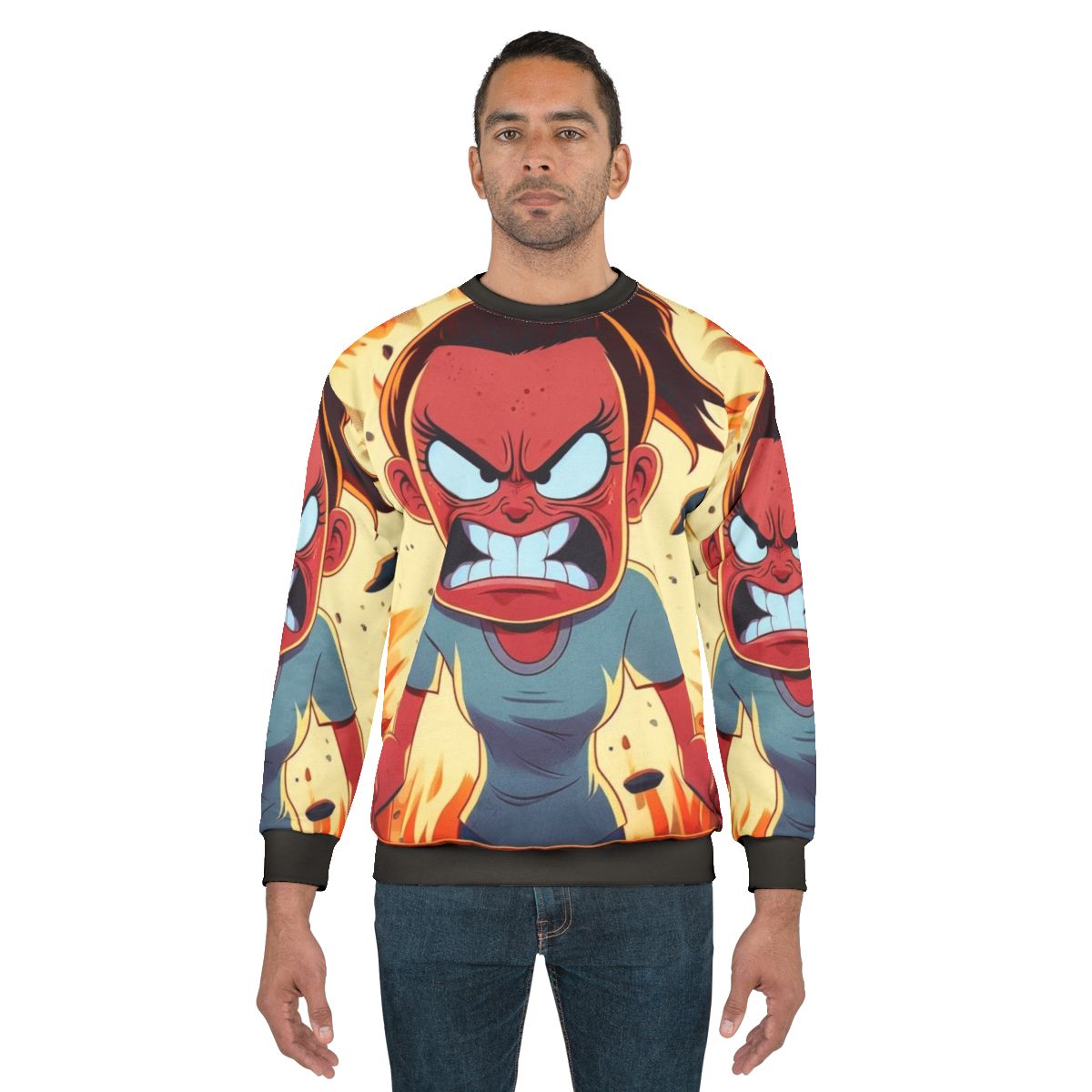Jessi from Big Mouth Netflix angry cartoon sweatshirt