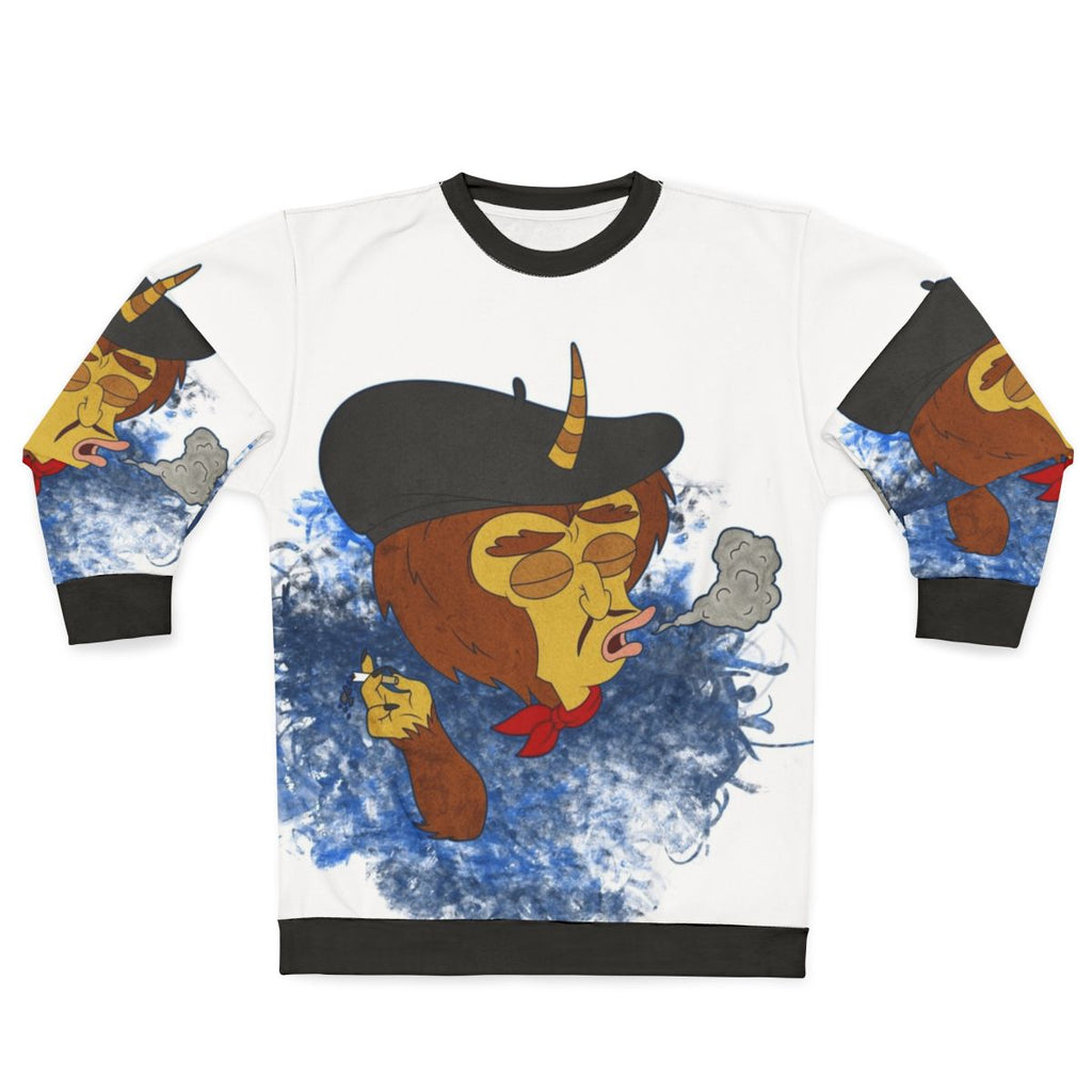 Big Mouth Maurice Smoke Blue Sweatshirt