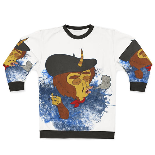 Big Mouth Maurice Smoke Blue Sweatshirt