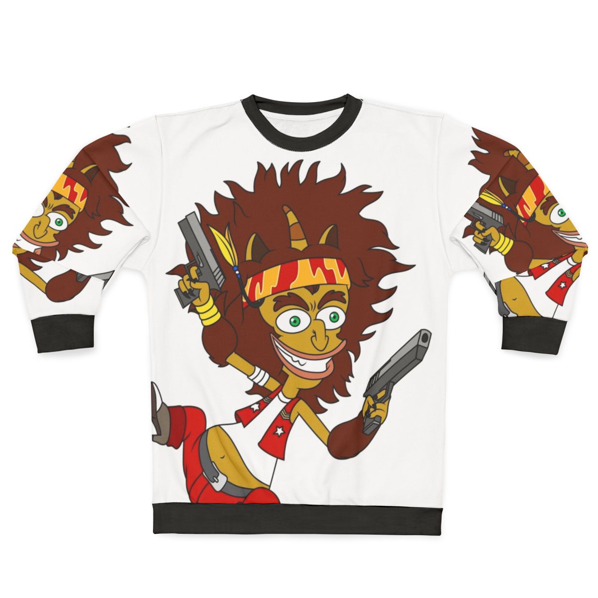 Maury's Big Mouth Netflix Show Sweatshirt featuring the Hormone Monster