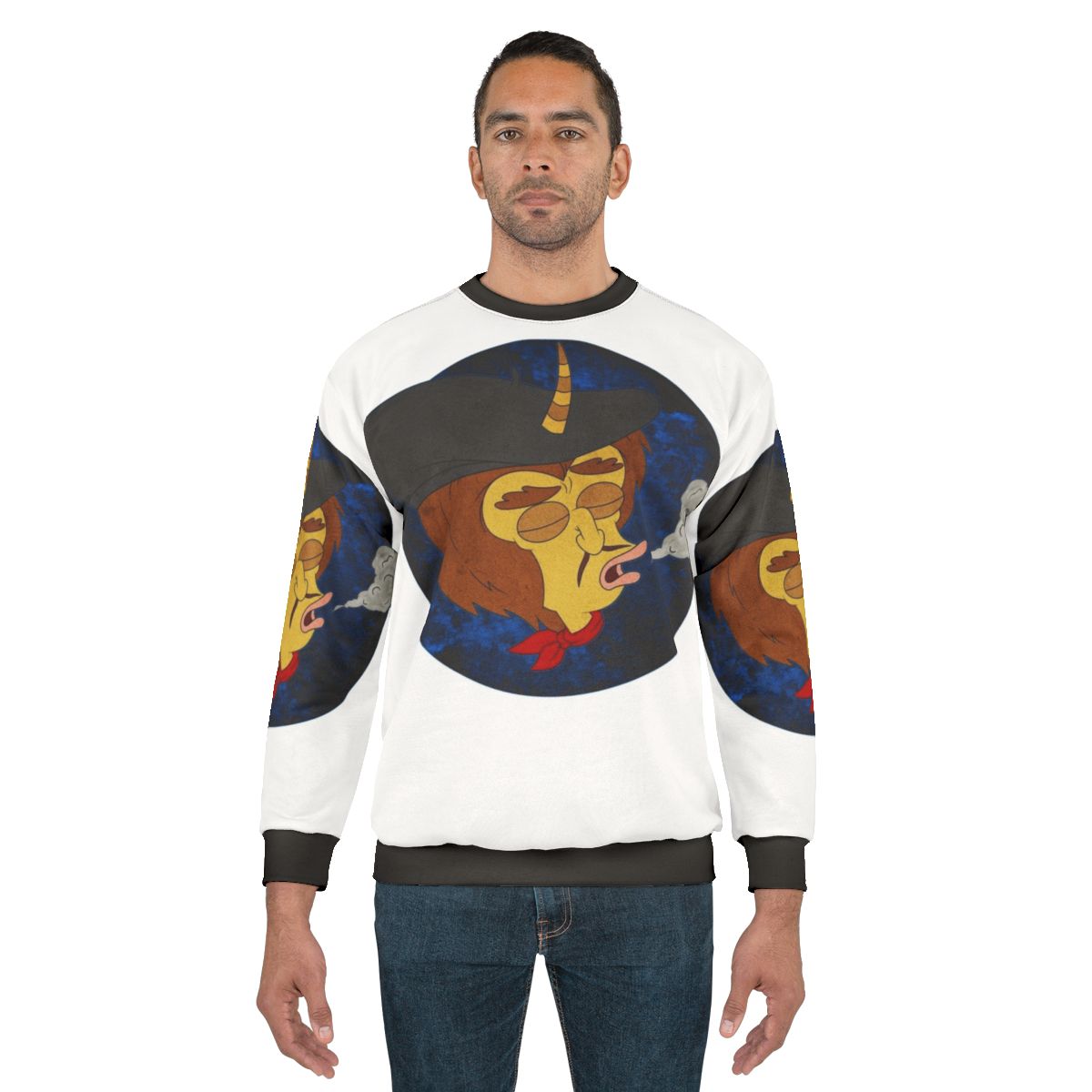 Big Mouth Maury Netflix Sweatshirt in Blue