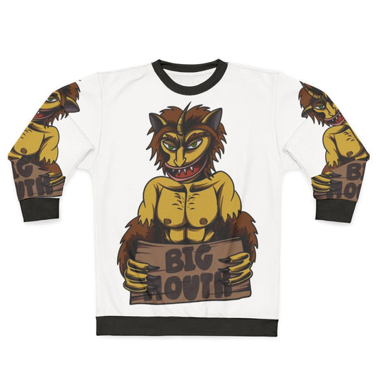 Big Mouth Netflix Sweatshirt featuring Hormone Monster character
