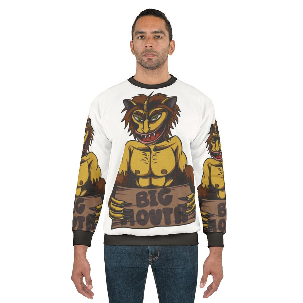 Big Mouth Netflix Sweatshirt featuring Hormone Monster character
