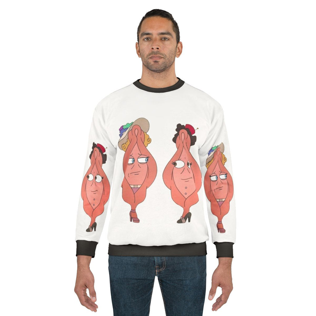Funny Big Mouth Sweatshirt for Women