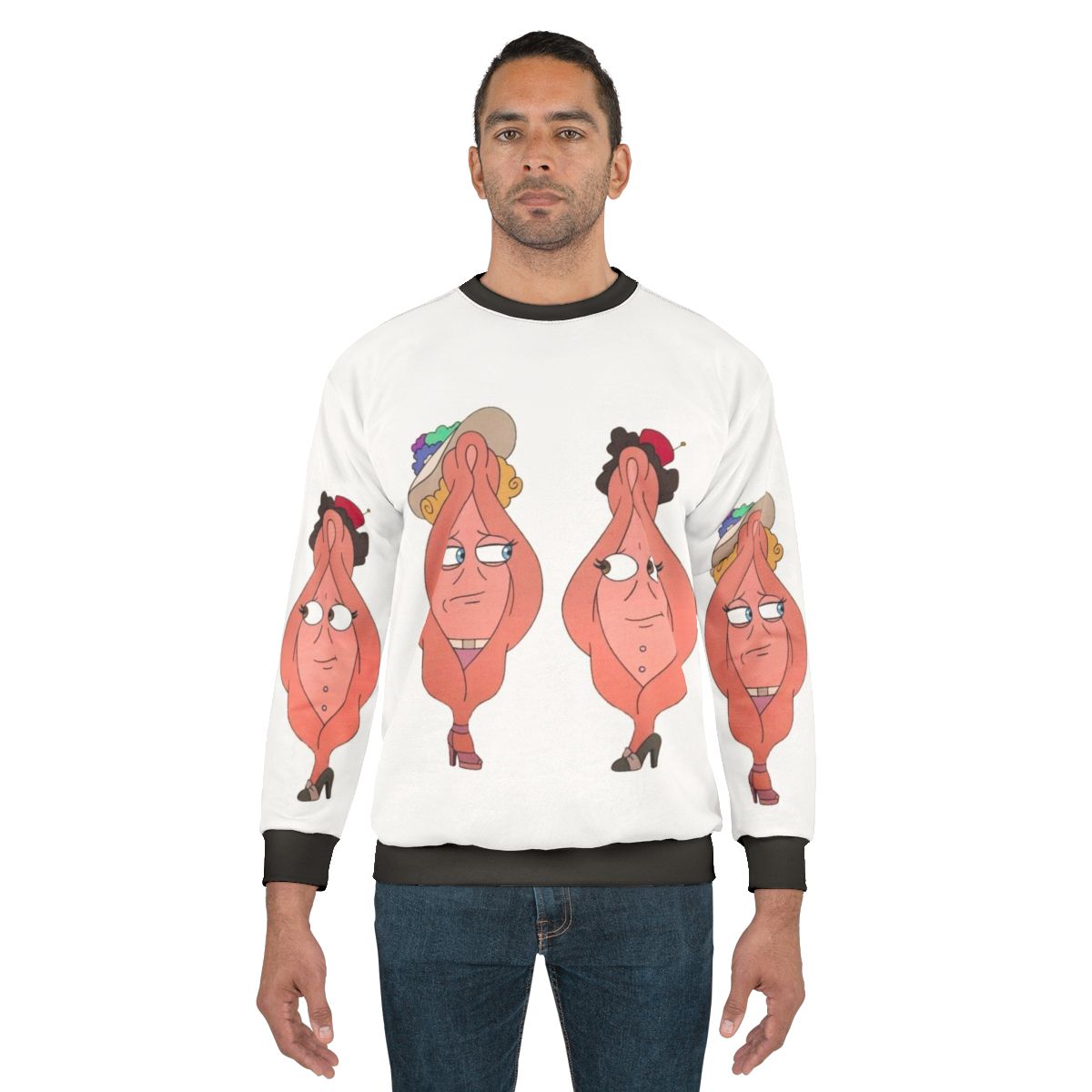 Funny Big Mouth Sweatshirt for Women