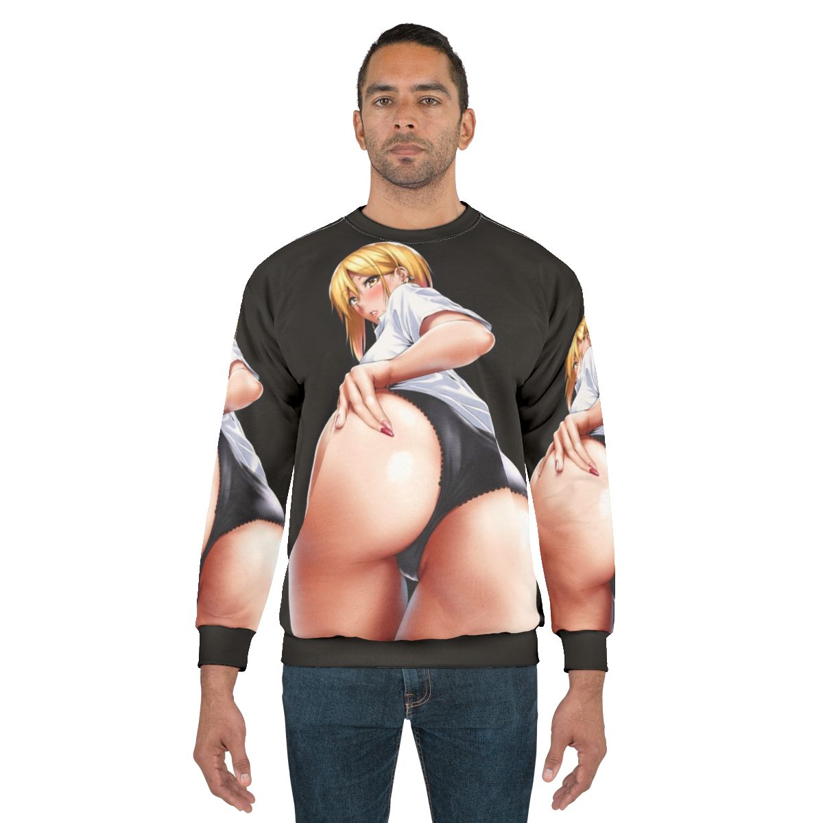Sexy anime girl cute cartoon naughty hentai sweatshirt