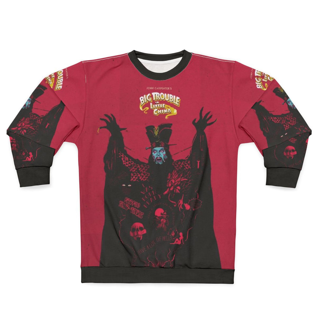 Big Trouble in Little China 80s Movie Sweatshirt with Kurt Russell