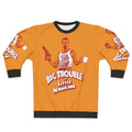 "Big Trouble in Little Hawkins" 80s horror-themed sweatshirt