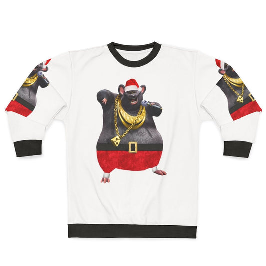 Biggie Cheese Ugly Christmas Sweatshirt