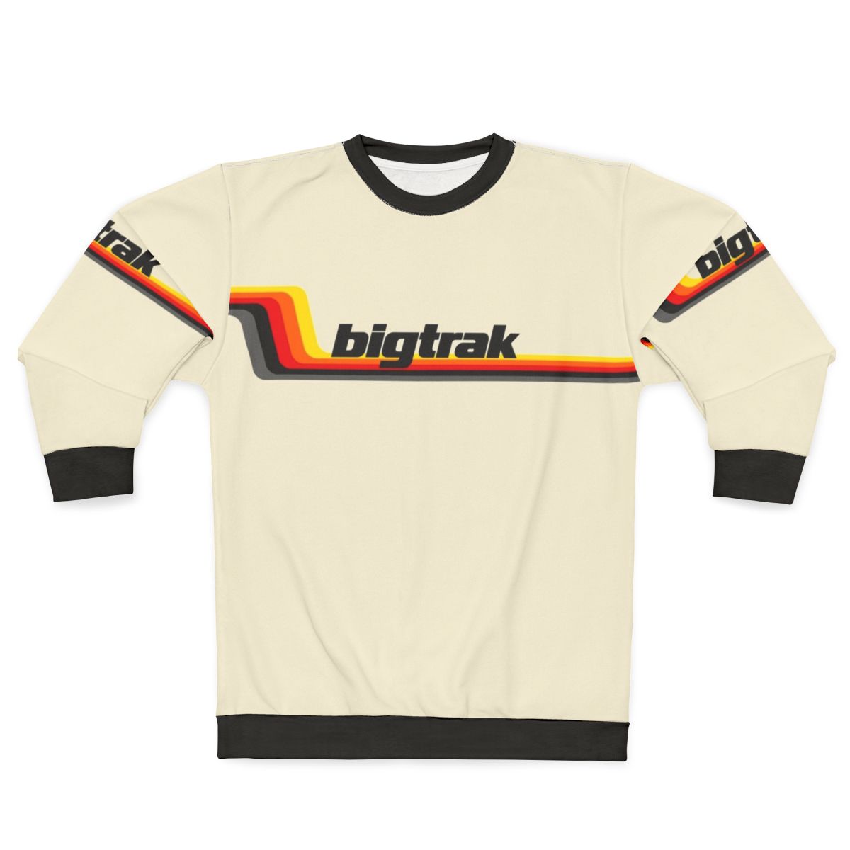 1980s Bigtrak robot tank graphic on sweatshirt