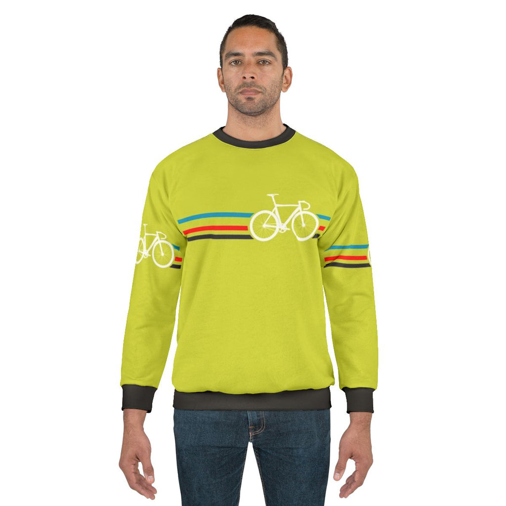 Retro bike velodrome sweatshirt