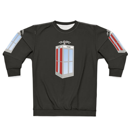 Bill And Ted Phonebooth Time Travel 80s Movie Sweatshirt