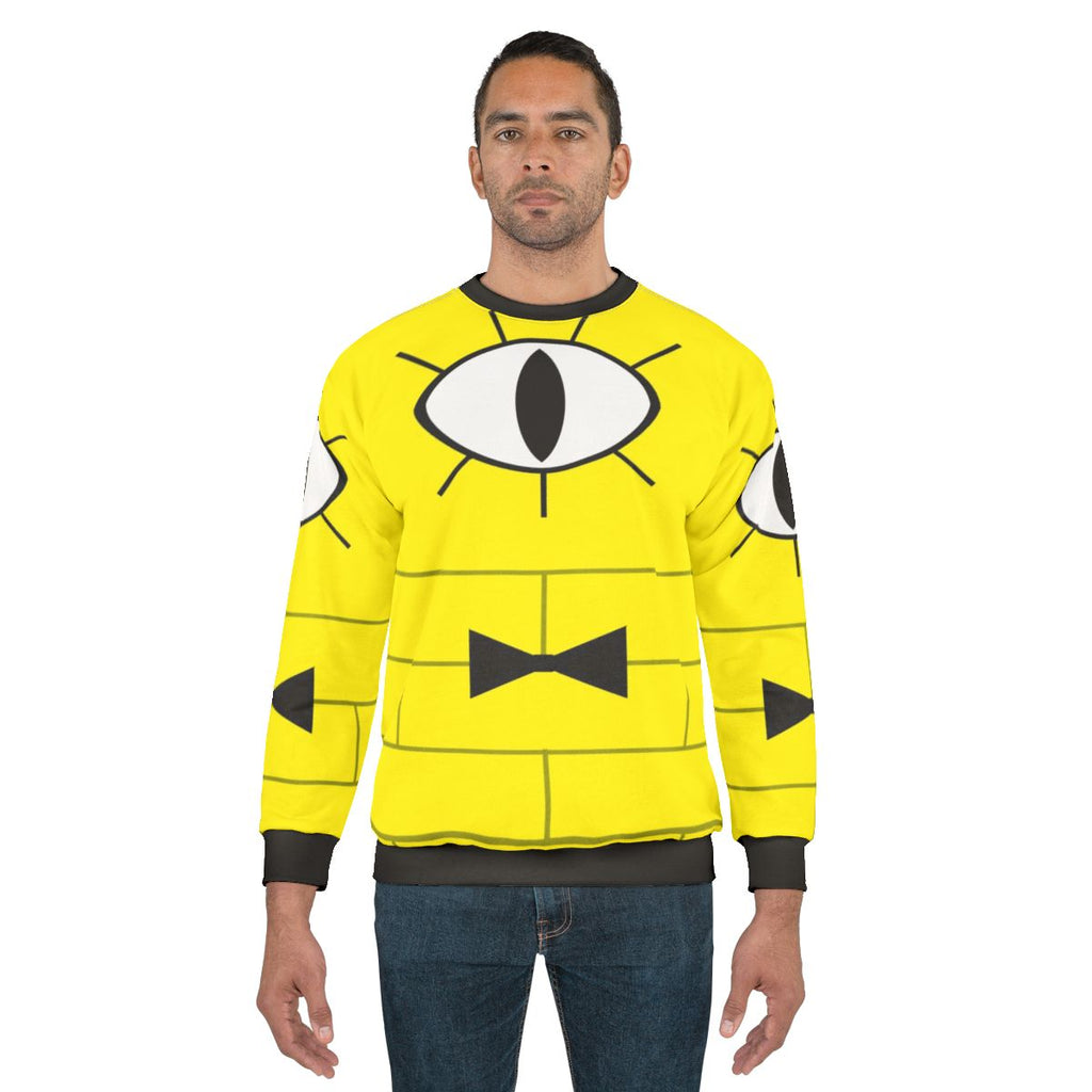 Bill Cipher Graphic Sweatshirt Inspired by Gravity Falls