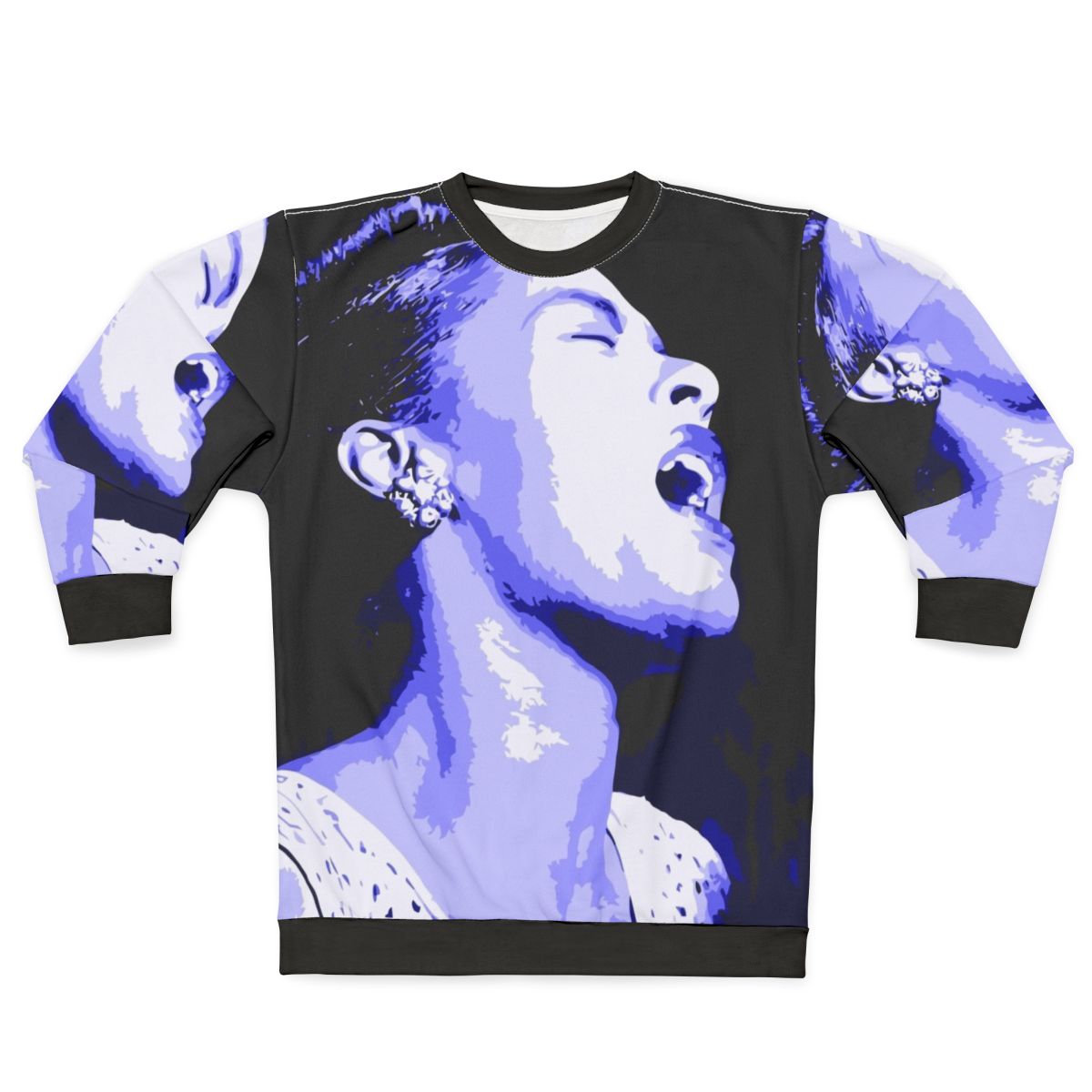 Billie Holiday Blues Jazz Pop Music Sweatshirt
