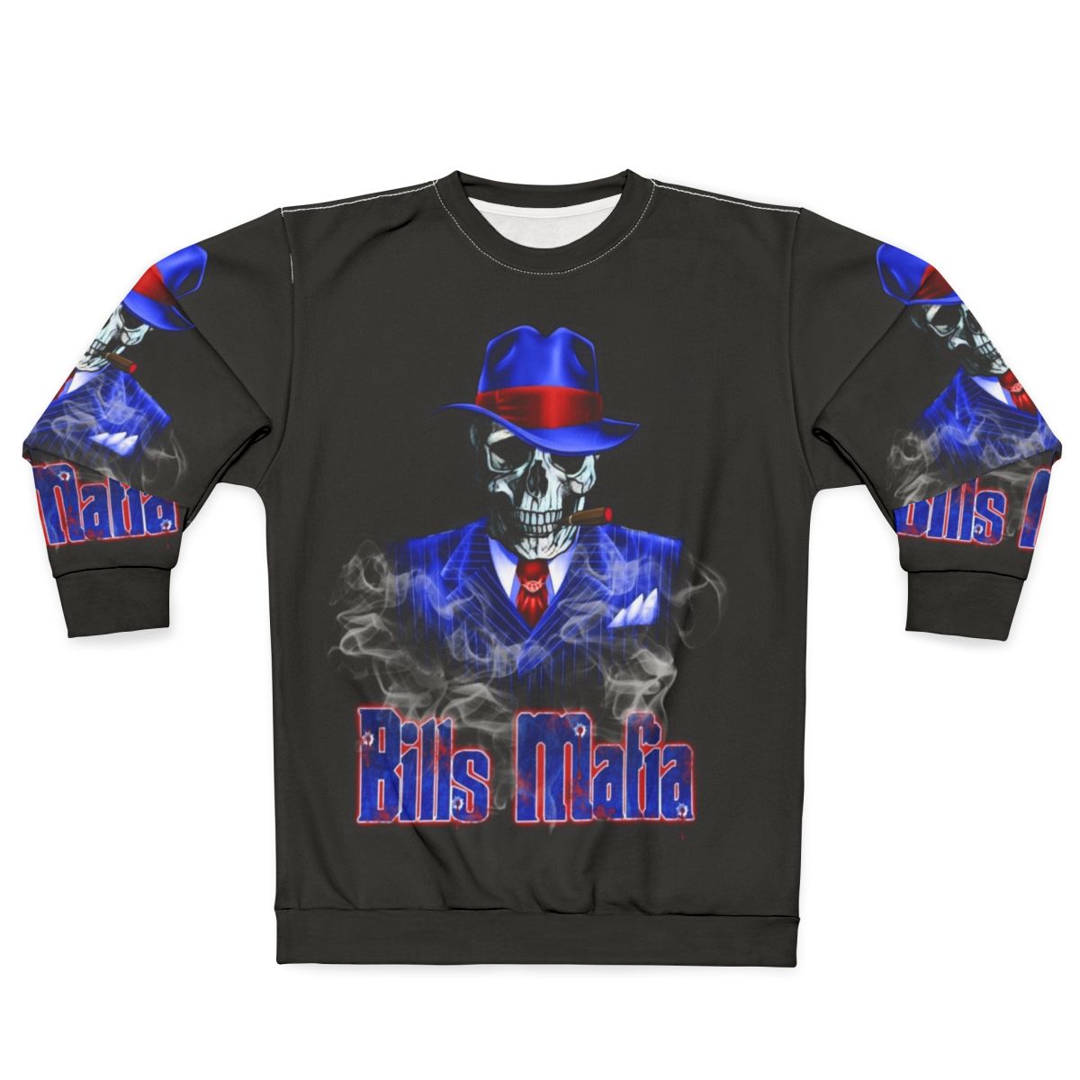 Buffalo Bills "Bills Mafia" Skeleton Sweatshirt