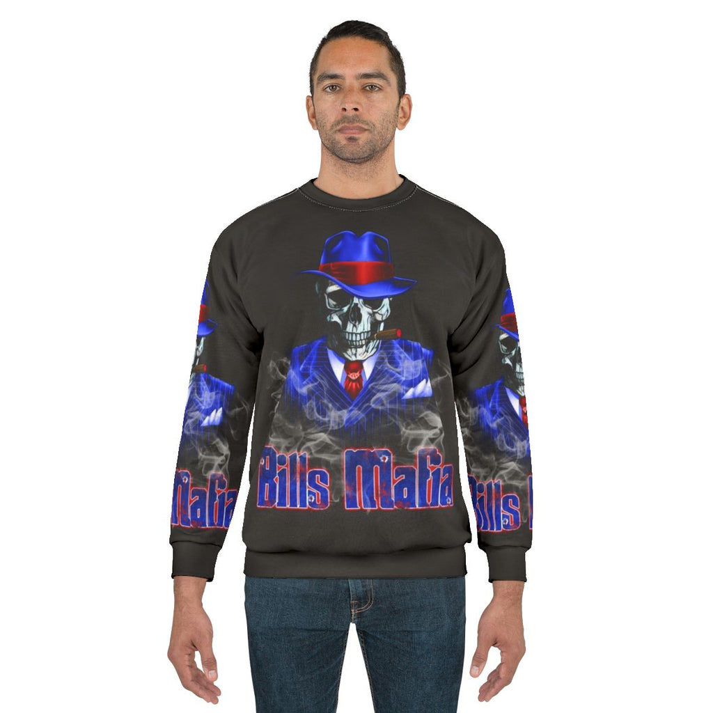 Buffalo Bills "Bills Mafia" Skeleton Sweatshirt