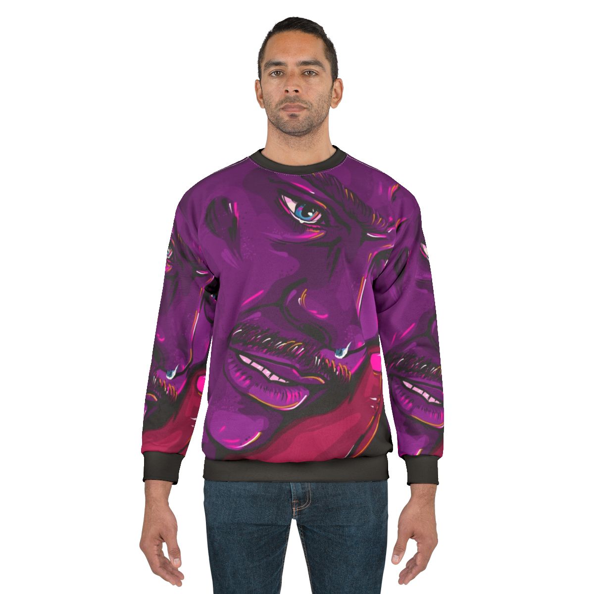 Stranger Things Sweatshirt featuring characters from the Netflix series
