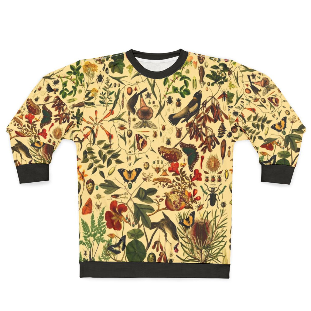 Cozy biology 101 warm sweatshirt with Christmas nature pattern