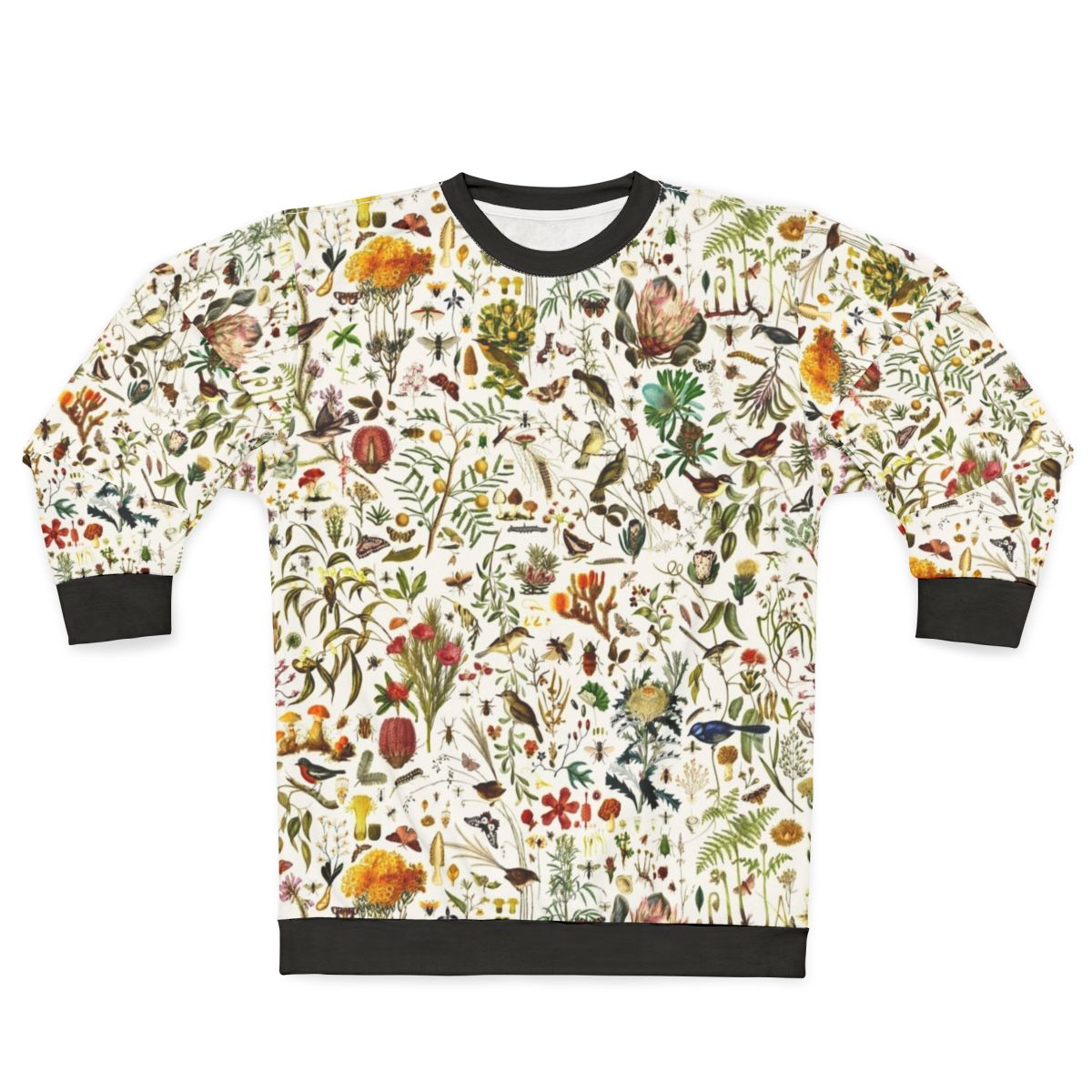 Biology Australia Floral Pattern Sweatshirt