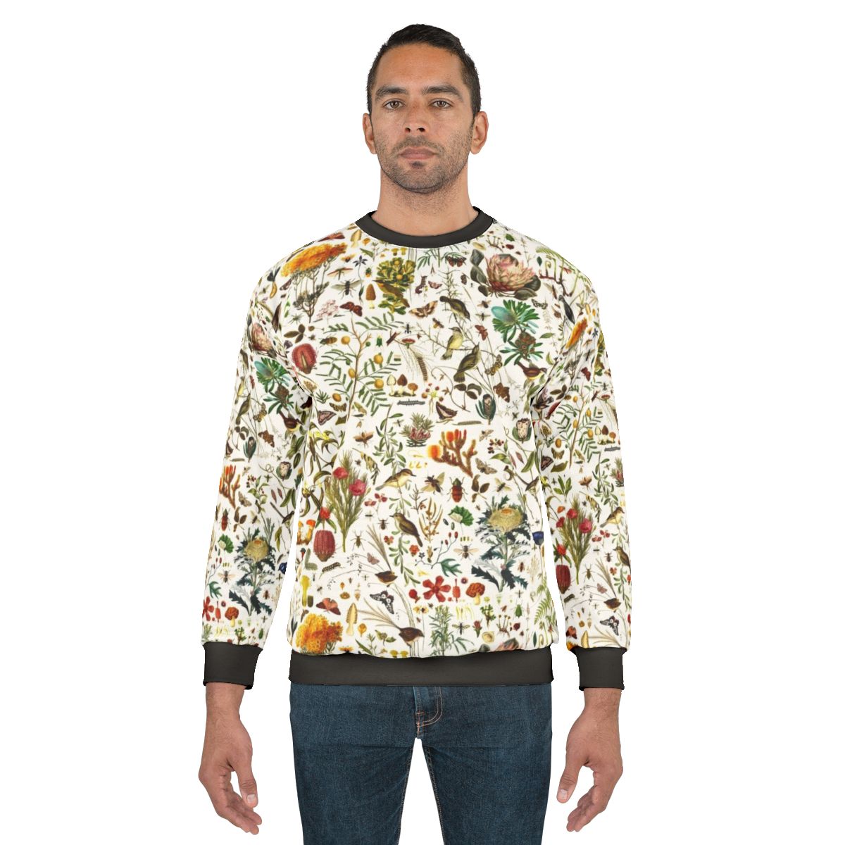 Biology Australia Floral Pattern Sweatshirt