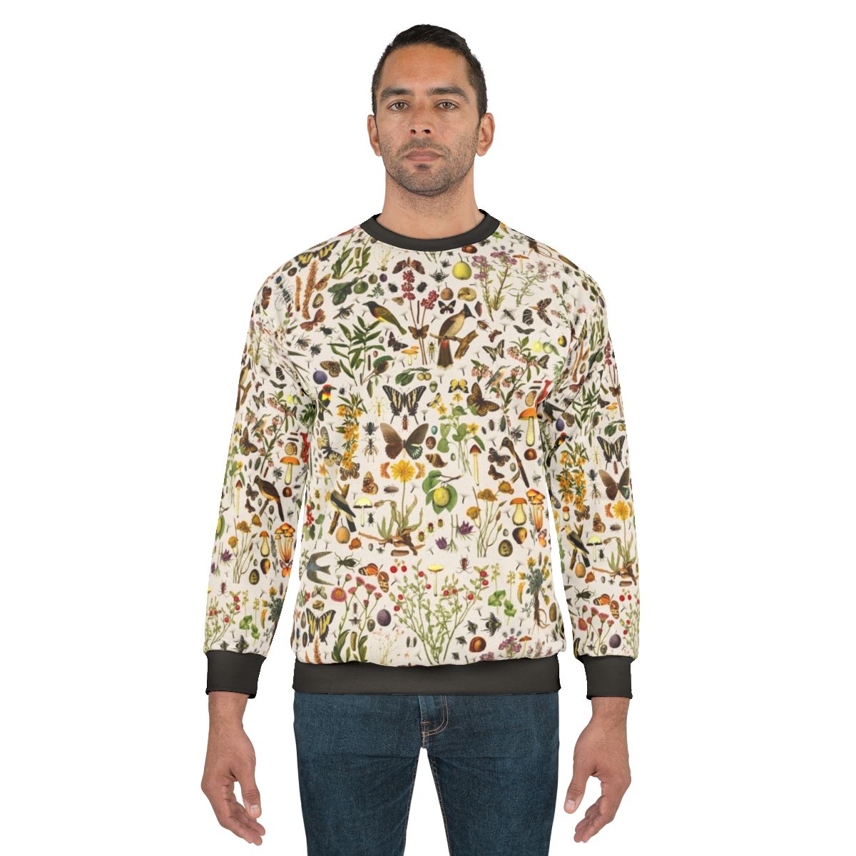 American nature, usa flora and fauna, botany wild flowers sweatshirt
