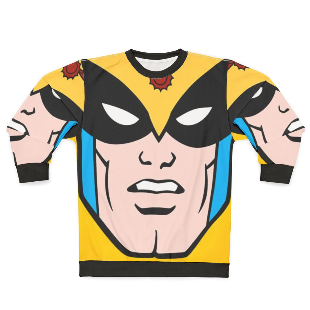 Birdman sweatshirt featuring the animated superhero character