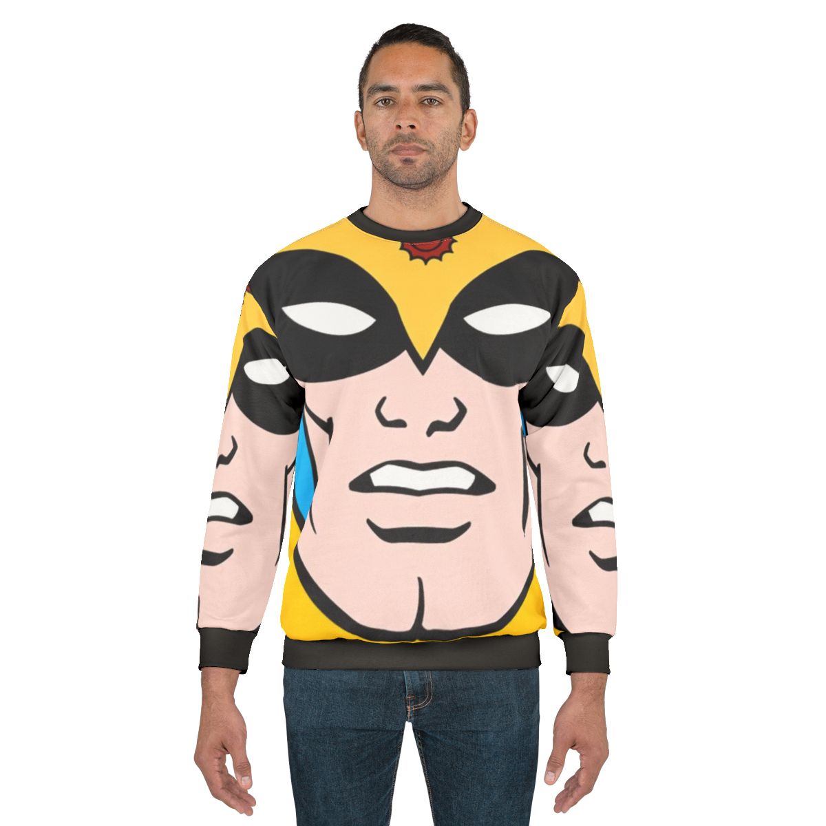 Birdman sweatshirt featuring the animated superhero character