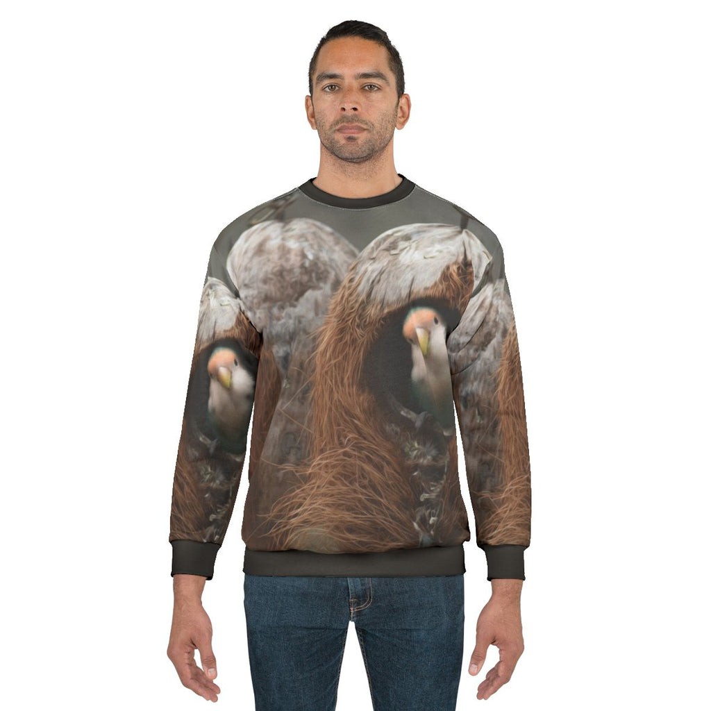 Birds and animals nest sweatshirt
