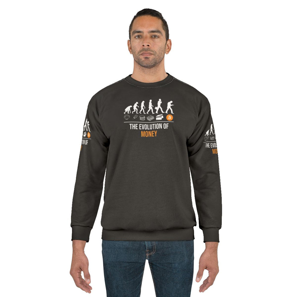 Bitcoin Evolution of Money Cryptocurrency Sweatshirt
