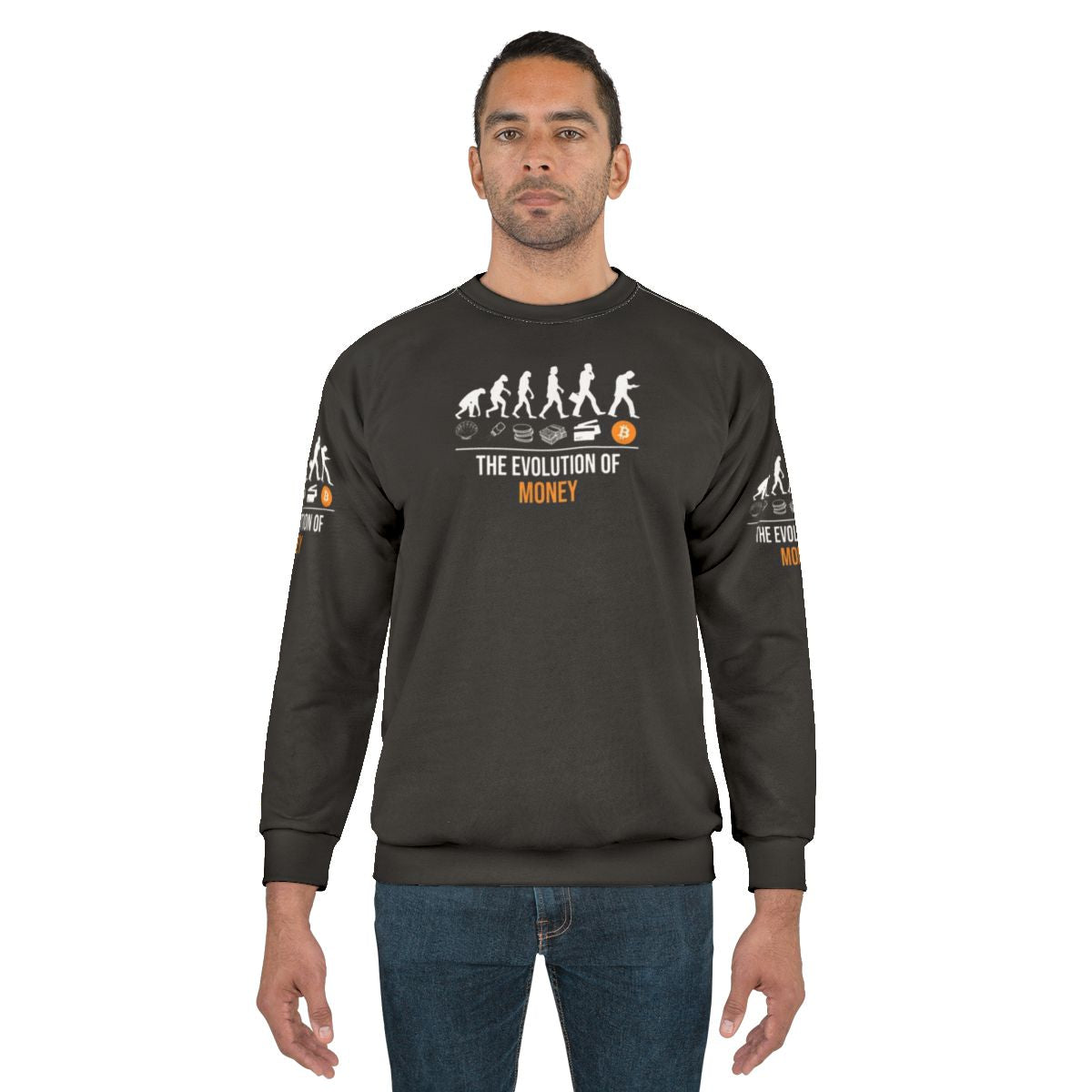 Bitcoin Evolution of Money Cryptocurrency Sweatshirt