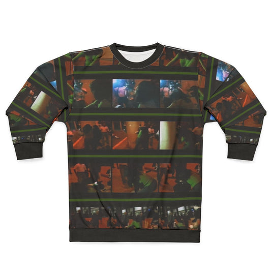 Bjork vs. Reporter Punching Paparazzi Green Sweatshirt