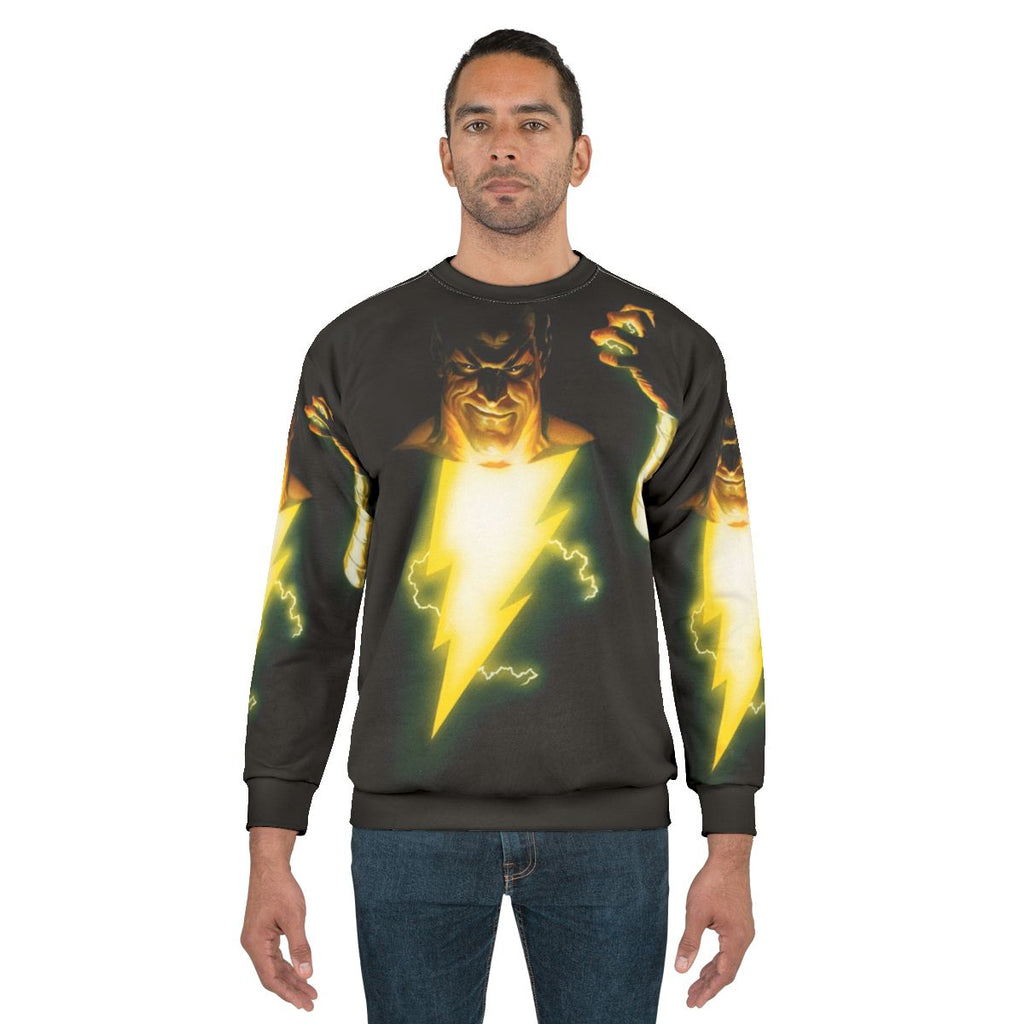 Vintage black adam superhero sweatshirt