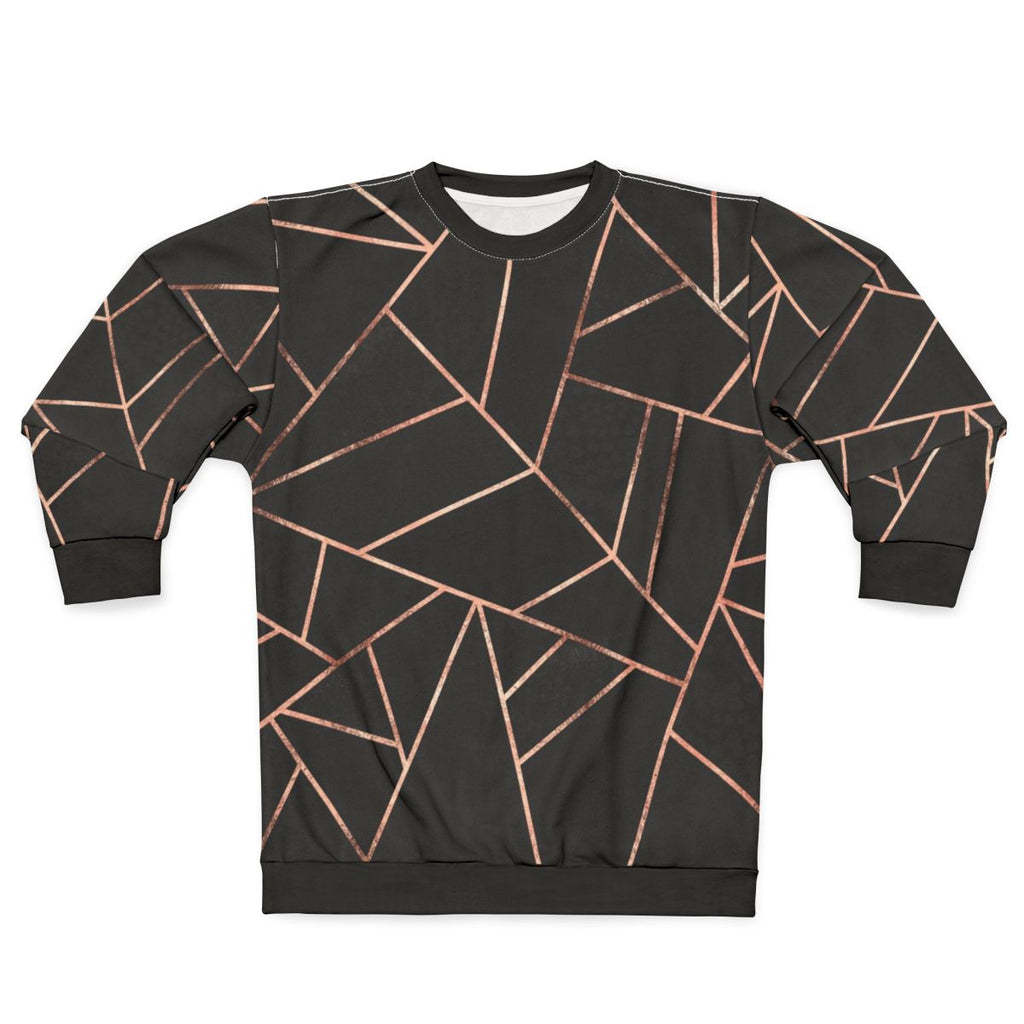 Minimalist Black and Rose Gold Sweatshirt