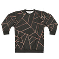 Minimalist Black and Rose Gold Sweatshirt