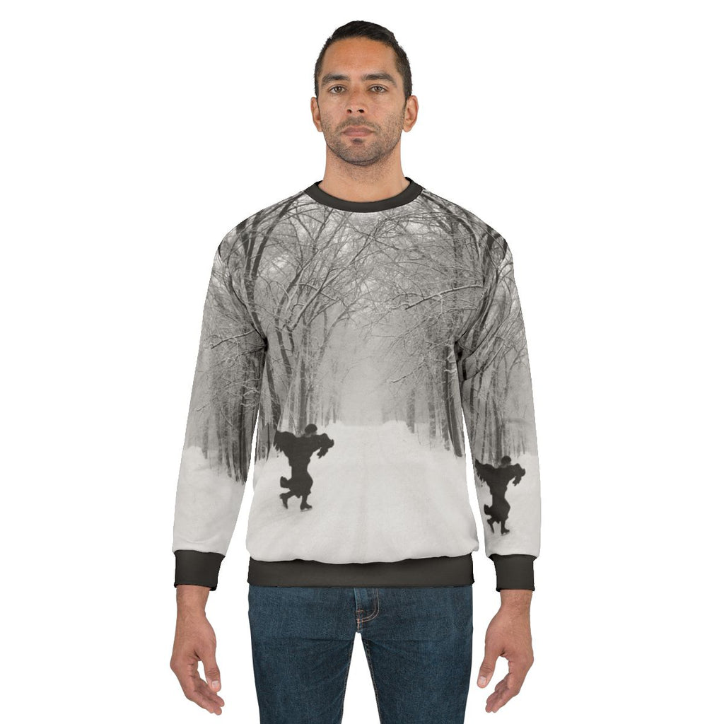 Joni Mitchell Inspired Black Crow Sweatshirt