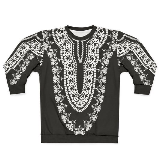 Wakandan Tribal Black Dashiki Sweatshirt