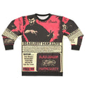 Retro Black Dragon Fighting Society Superhero Sweatshirt