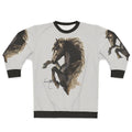Black Fury Cut Out Equestrian Sweatshirt