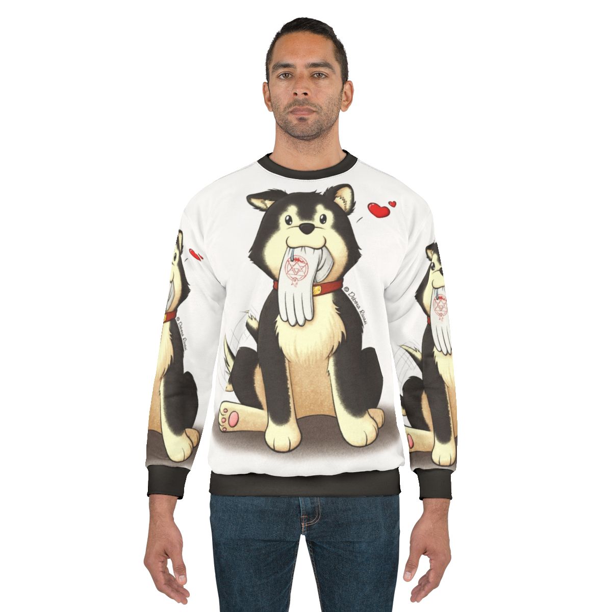 Black Hayate Sweatshirt for Fullmetal Alchemist Fans
