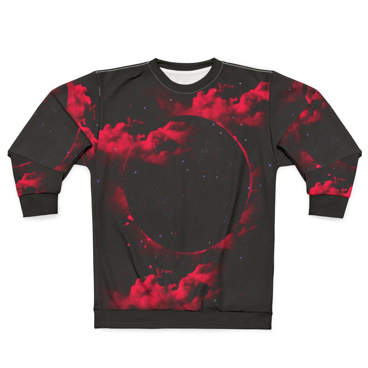 Cosmic Black Hole Sweatshirt - Stylish Celestial Apparel