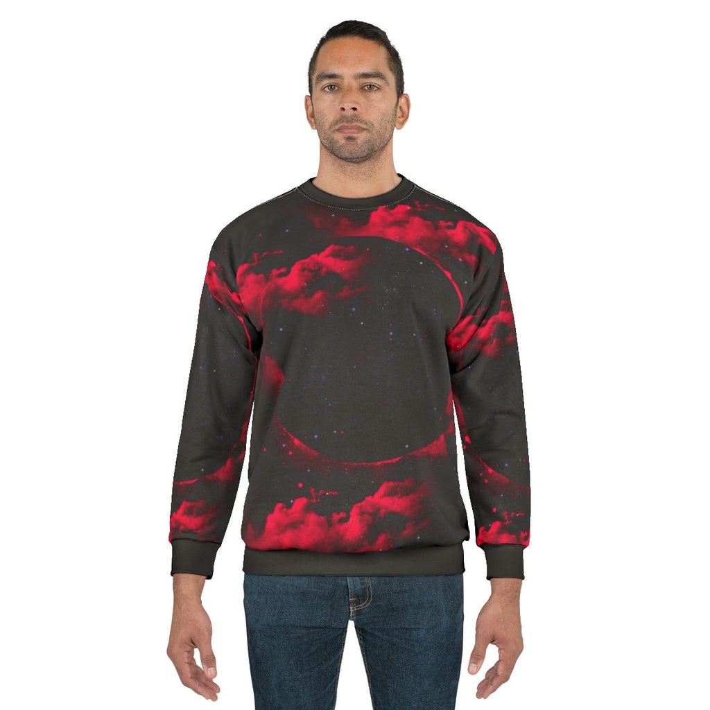 Cosmic Black Hole Sweatshirt - Stylish Celestial Apparel