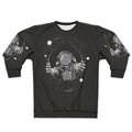 Black Hole Sweatshirt with Galaxy Pattern