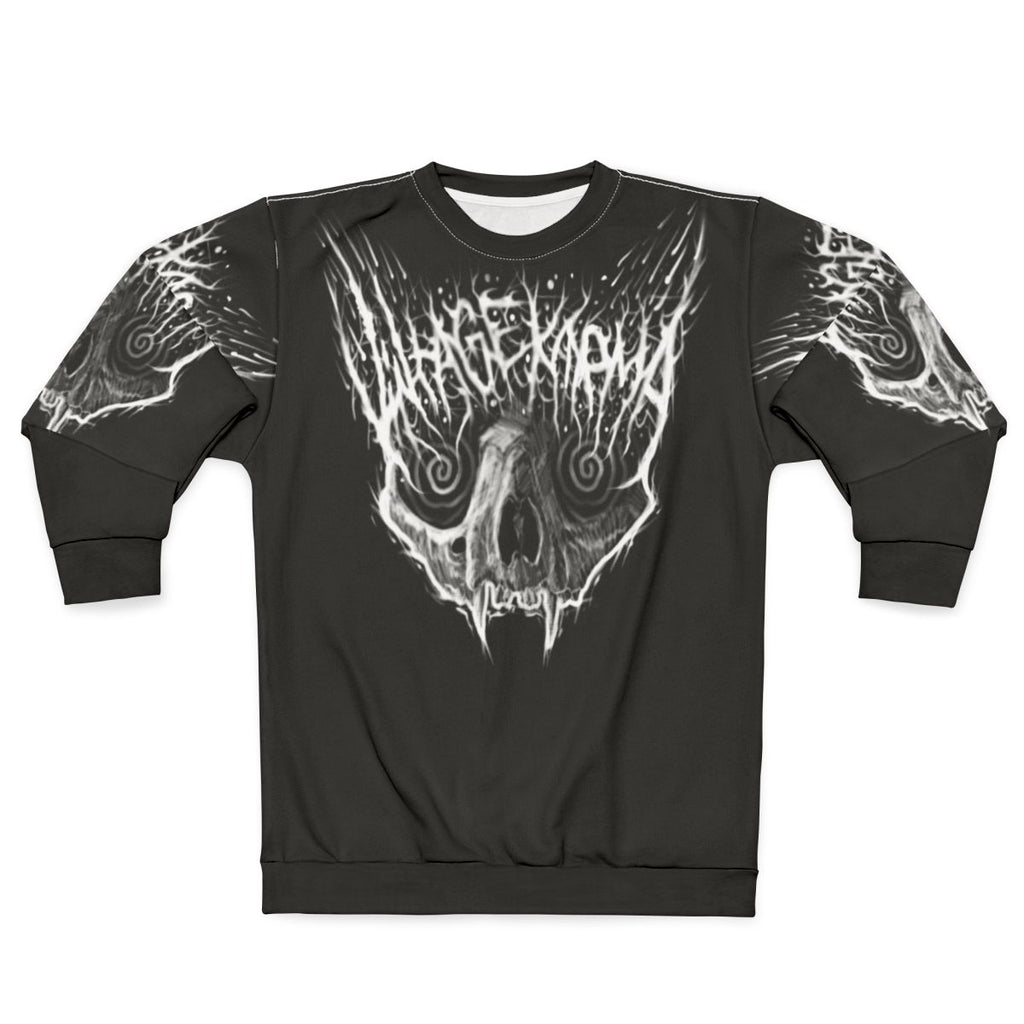 Vintage Black Metal Cat Sweatshirt